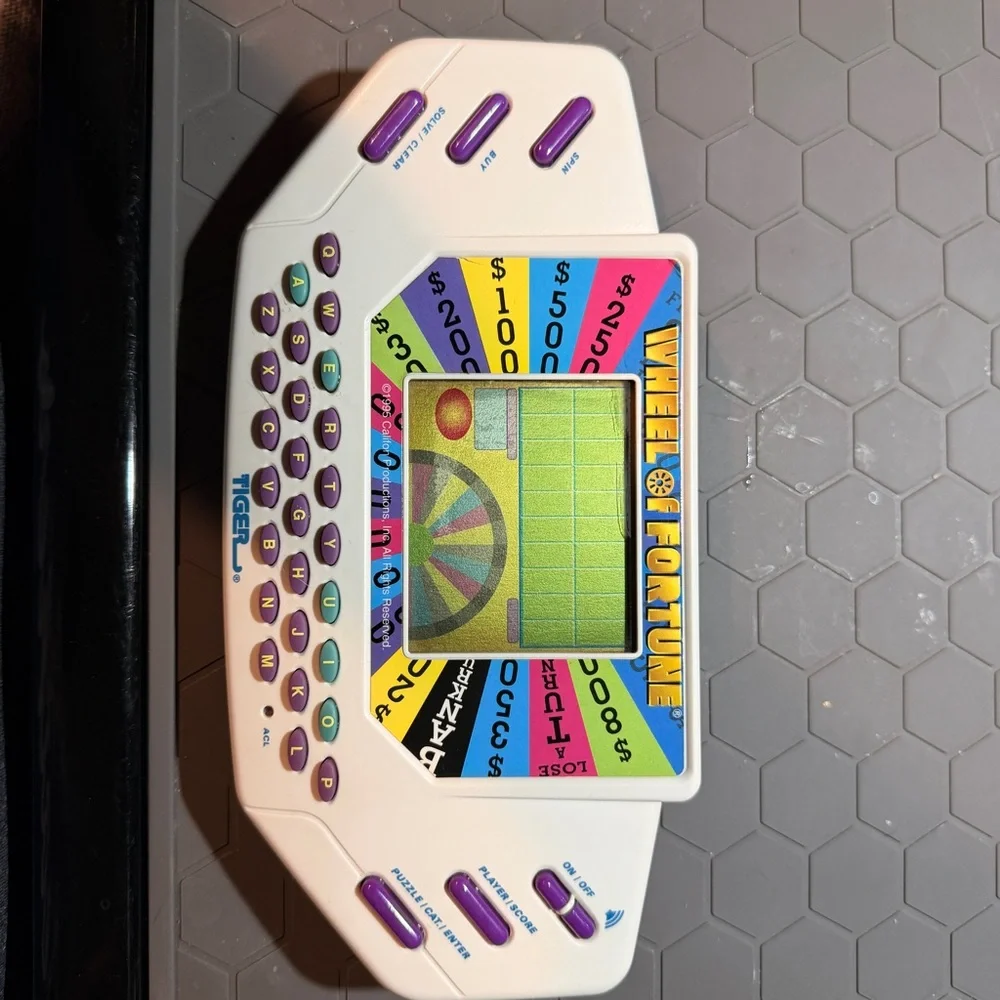Colorful Wheel of Fortune Handheld Game
